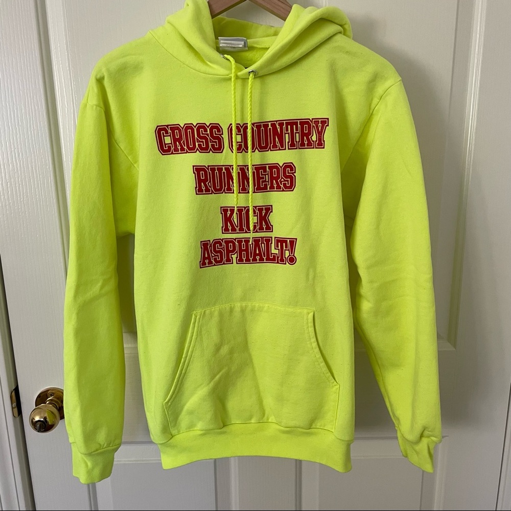Cross Country Runners Kick Asphalt Hoodie